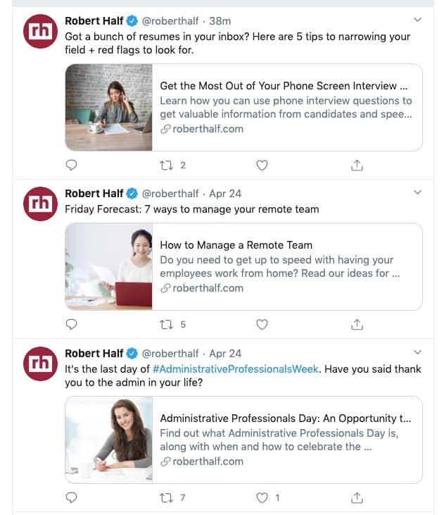 marketing ideas robert half