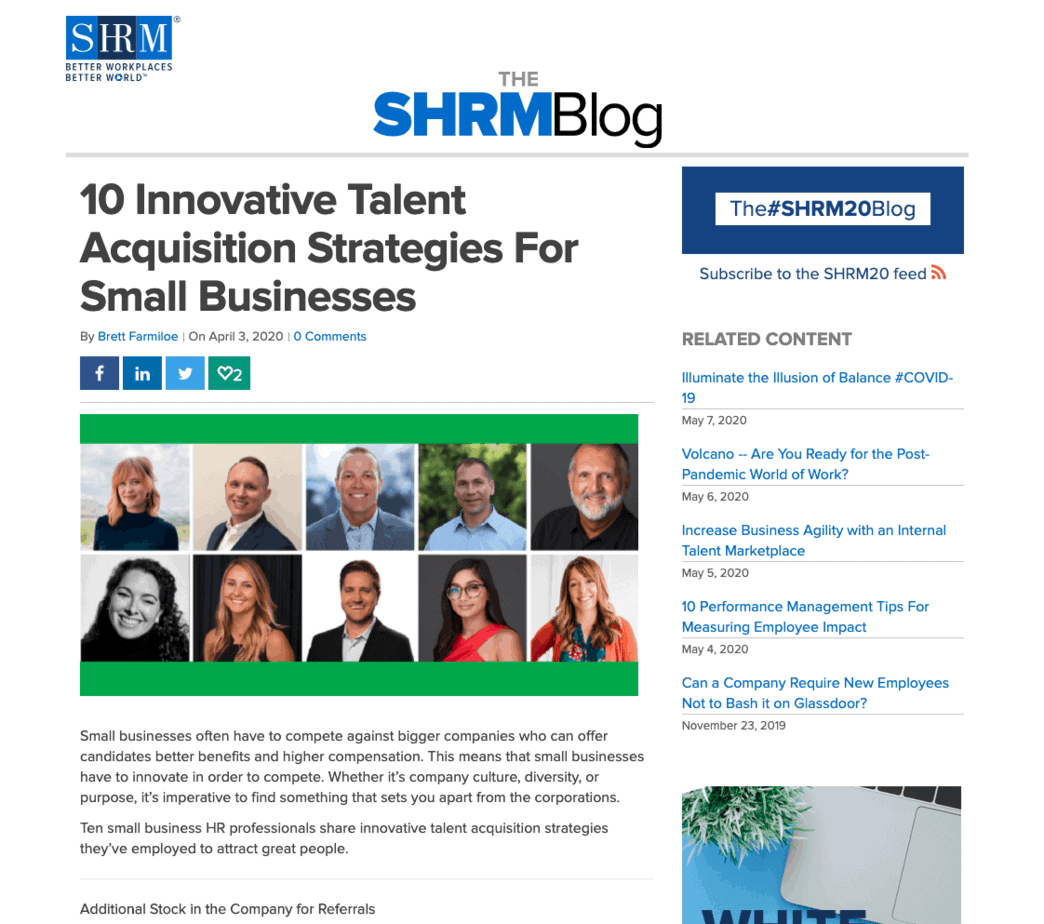 marketing ideas shrm blog
