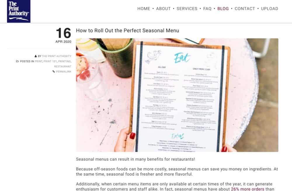 print authority blog