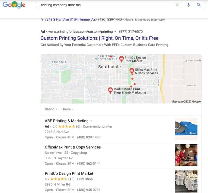 printing company near me