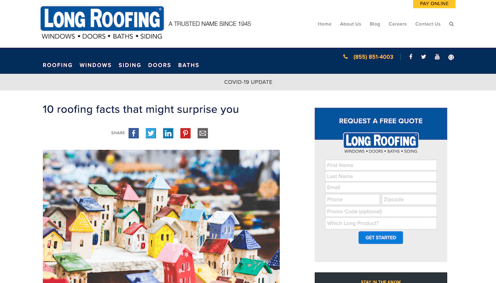 roofing marketing ideas long roofing example