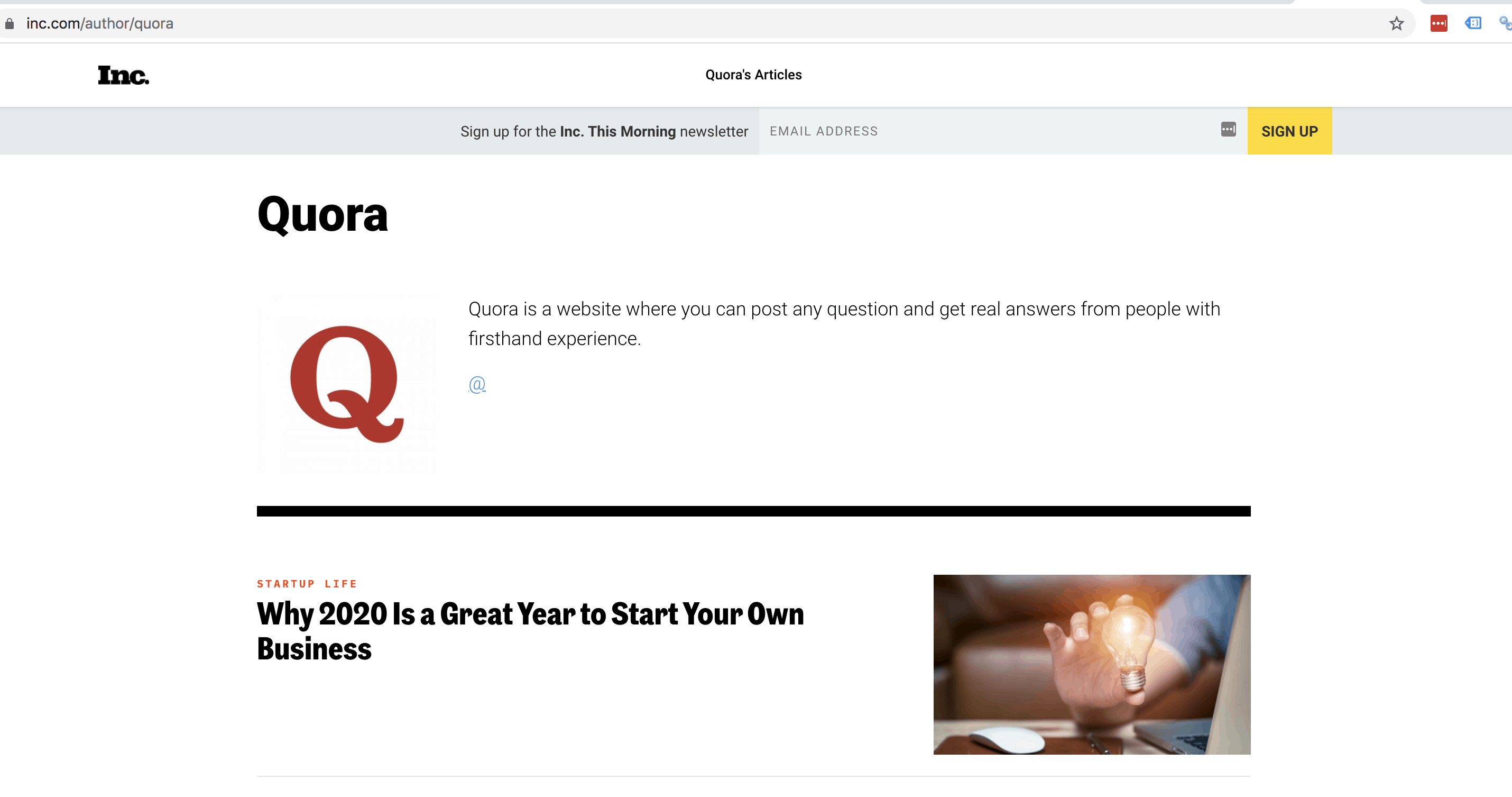 Quora Inc.com