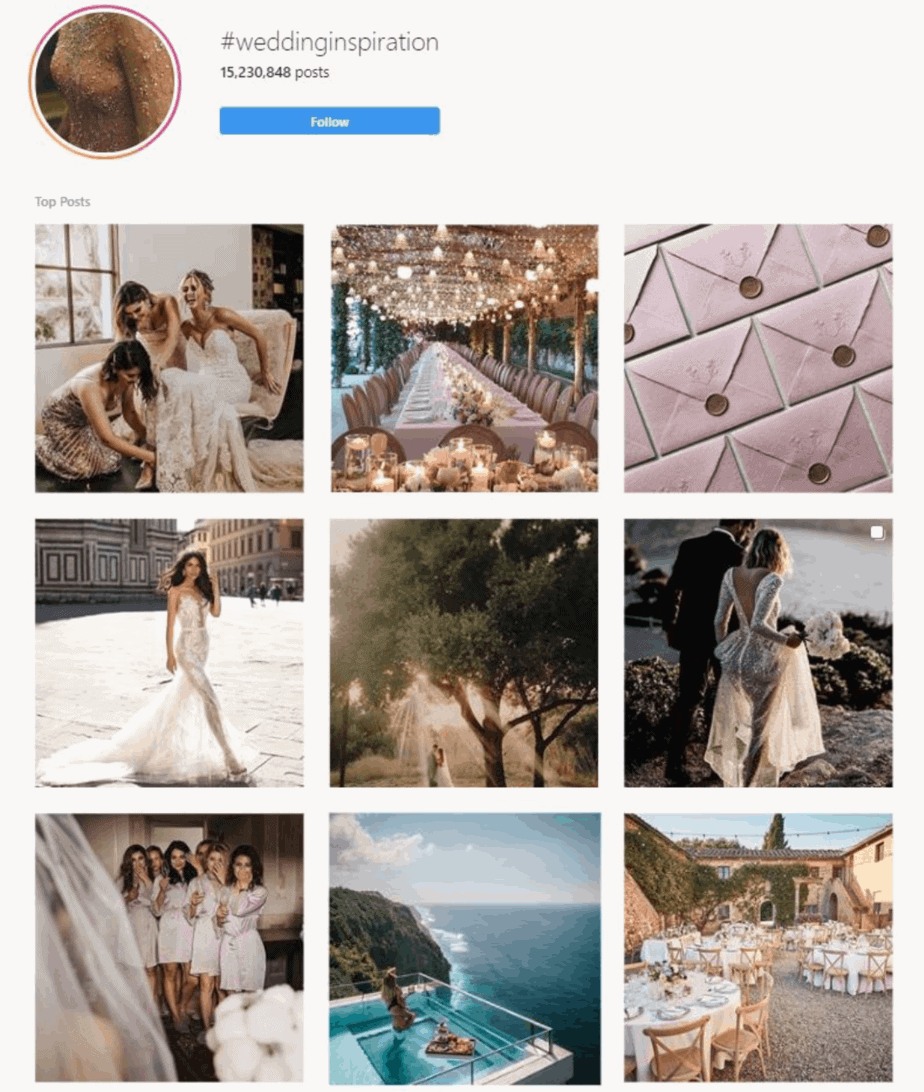 Wedding Hashtags for Instagram