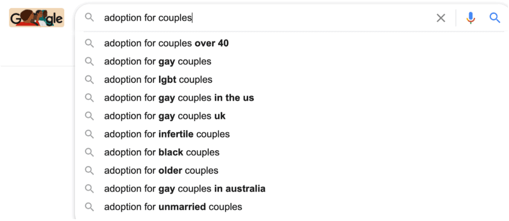 adoption for couples google