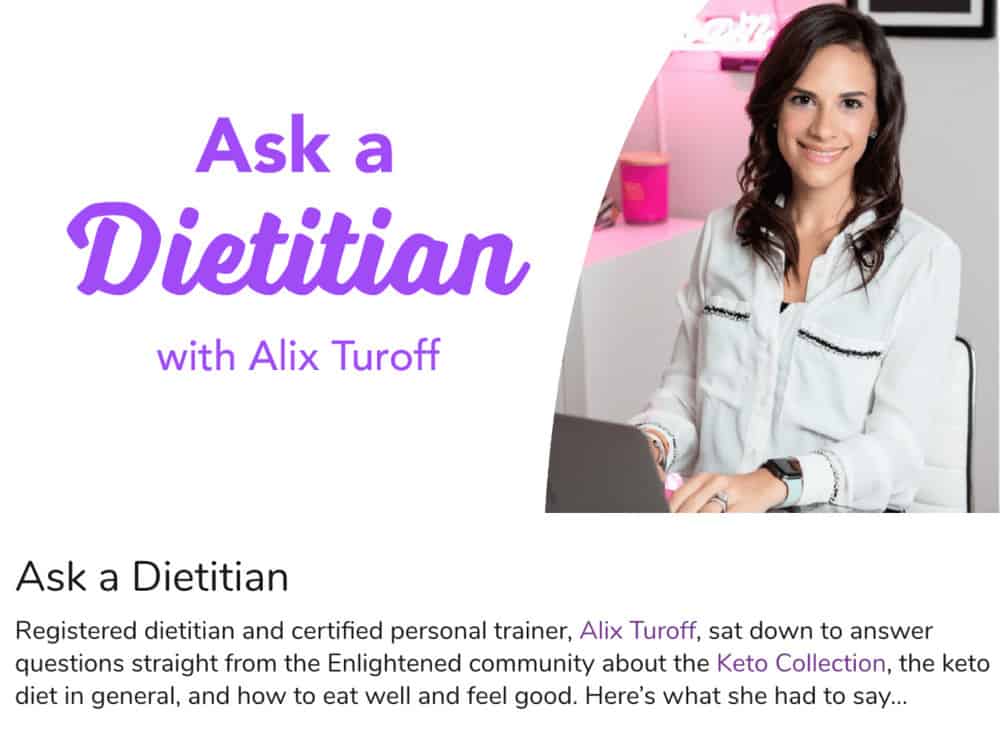 ask a dietitian