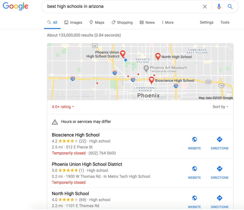 best az highschools