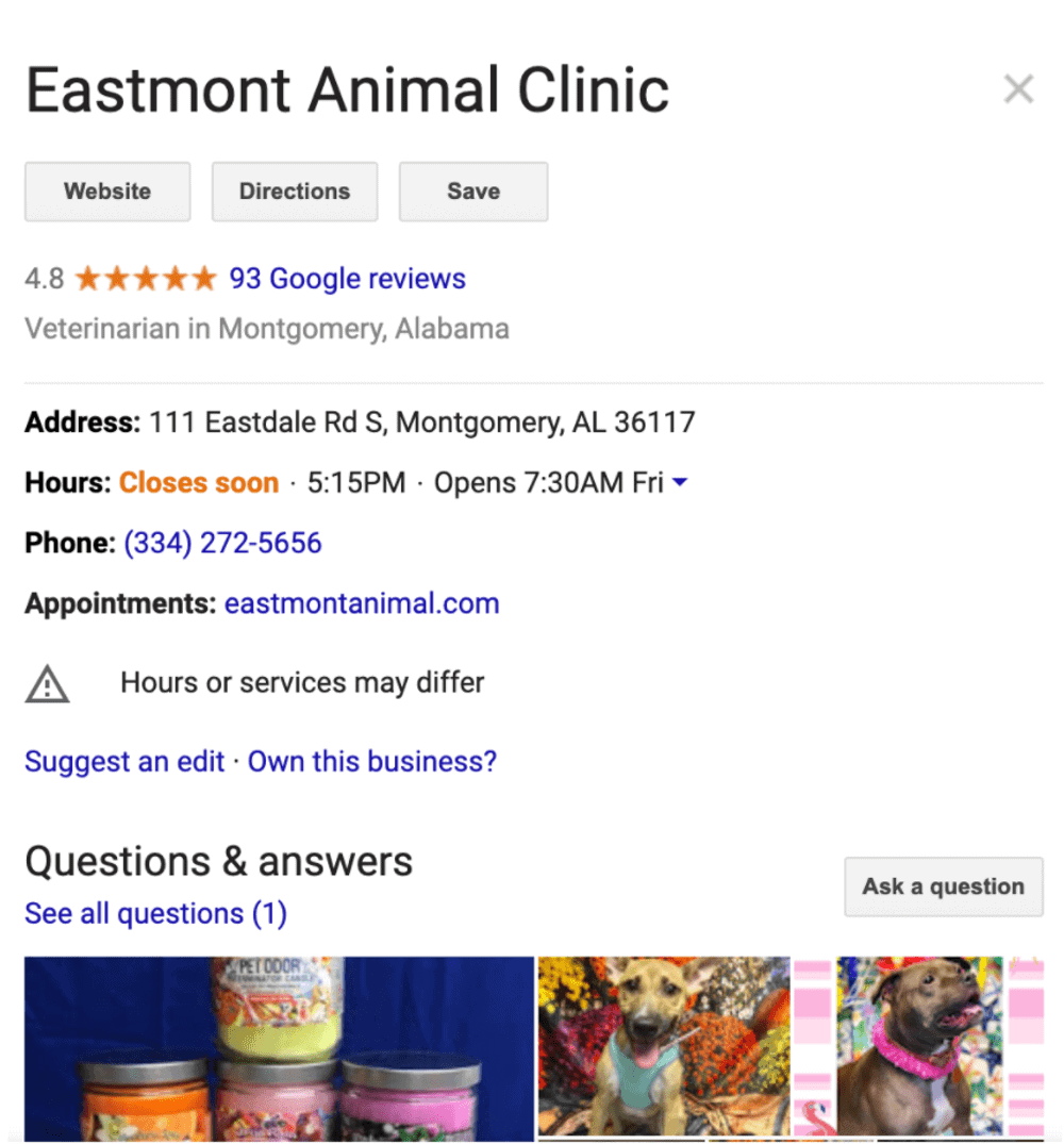 eastmont animal clinic