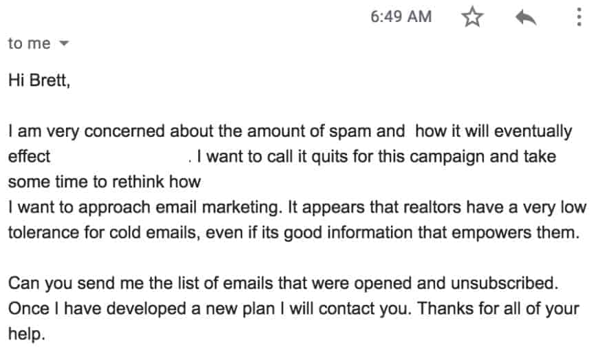 email marketing services spam issues