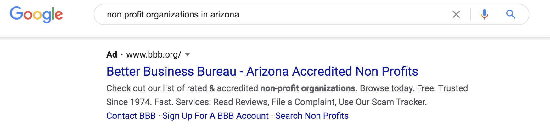 google ads nonprofit