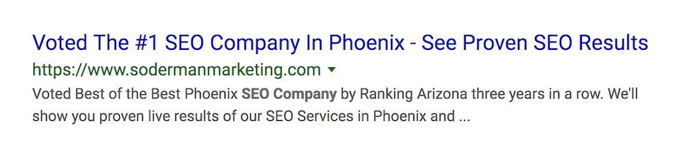 google phoenix seo companies