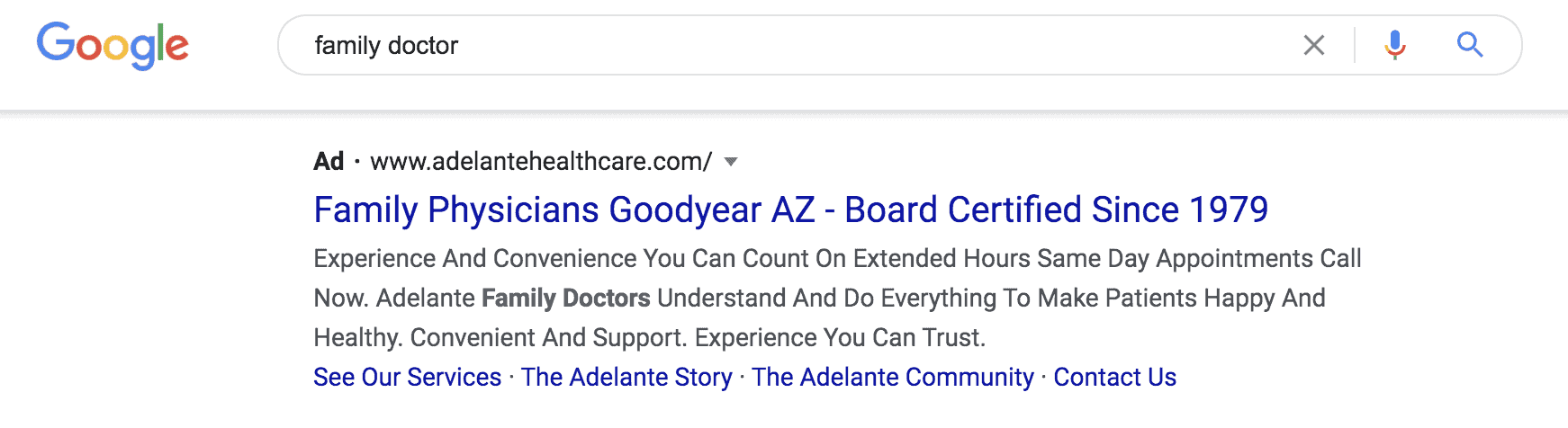 ads for healthcare