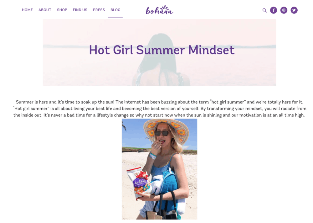 hot girl summer mindset