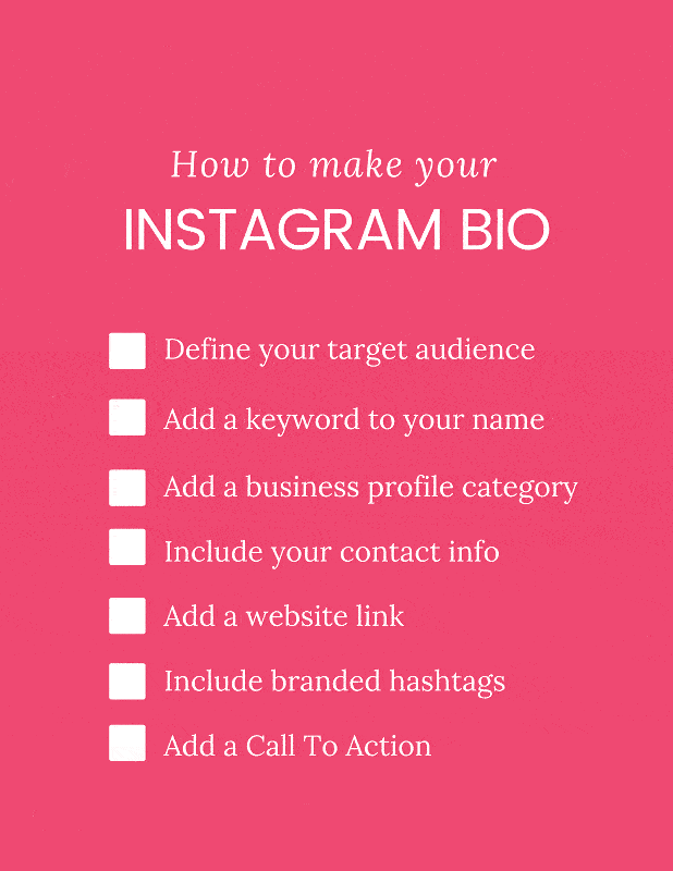 how to make your instagram bio