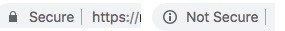 https vs http secure vs not secure