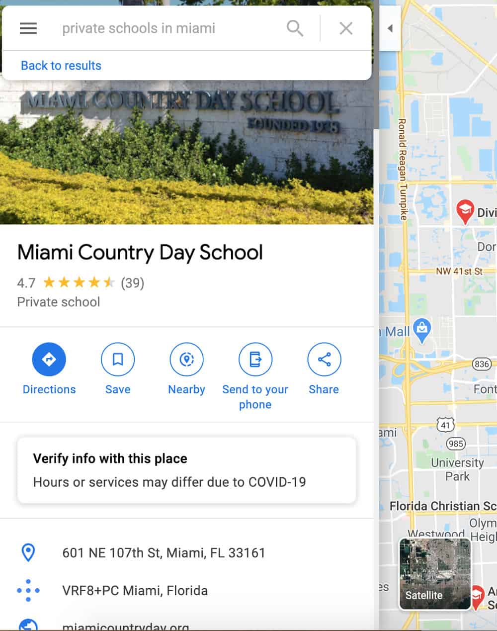 miami country day location