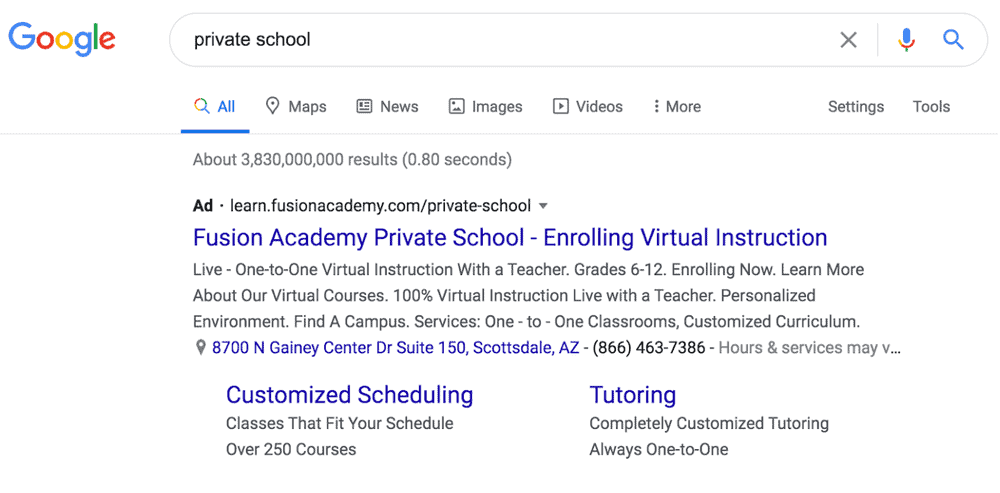 private school