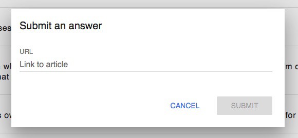 submit an answer google question hub