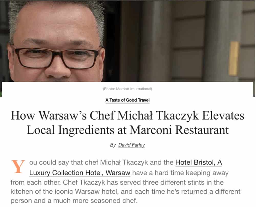 warsaws chef michal